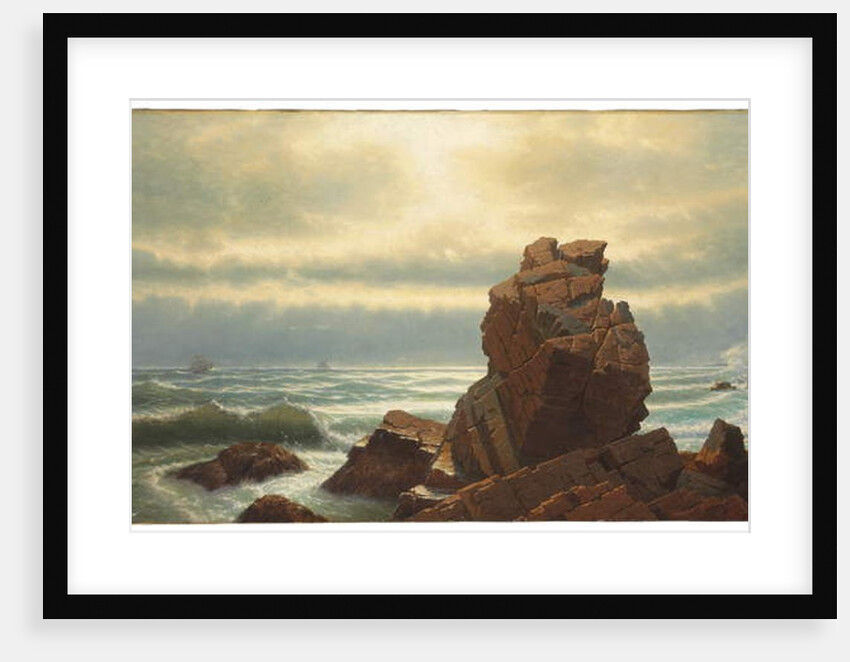 Pulpit Rock, Nahant, 1865 by William Stanley Haseltine