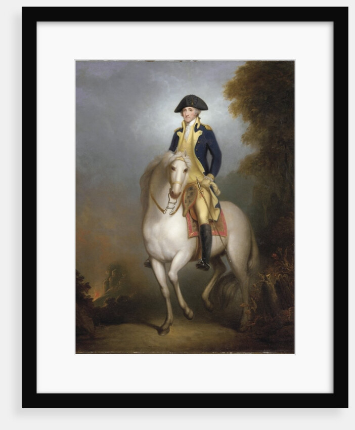 Equestrian portrait of George Washington by Rembrandt Peale