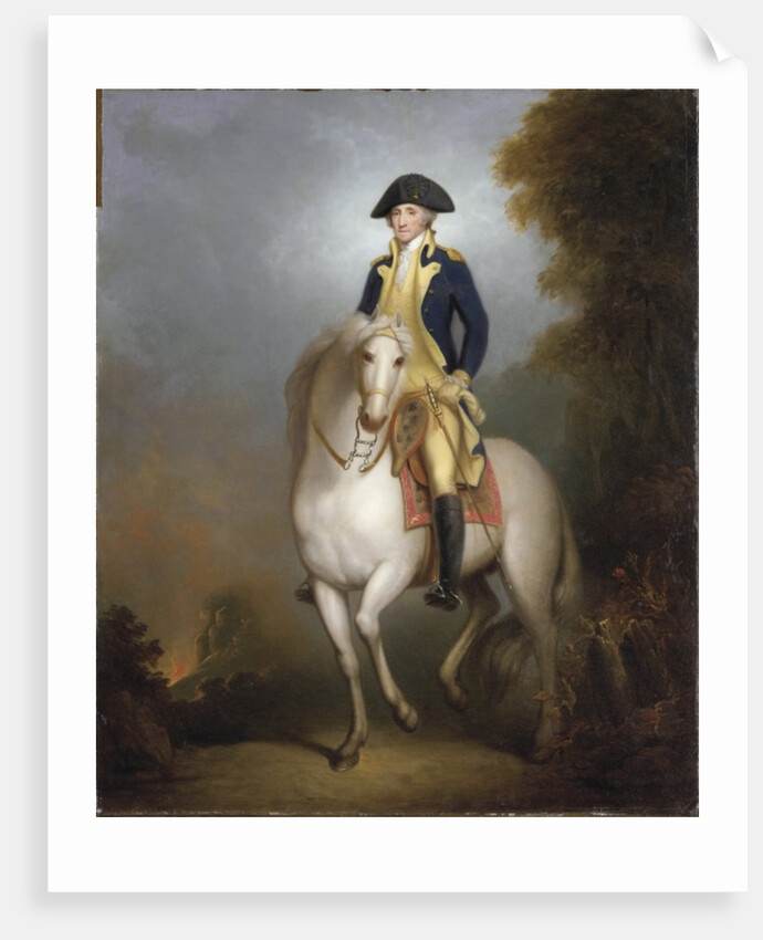 Equestrian portrait of George Washington by Rembrandt Peale