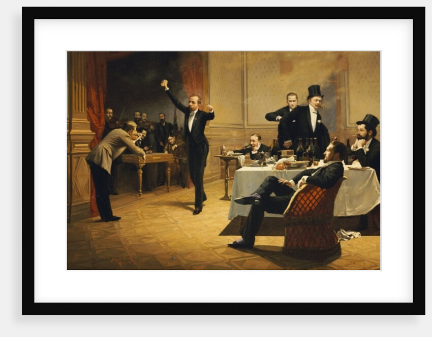 The Dinner Party, 1837 by Ferencz Paczka