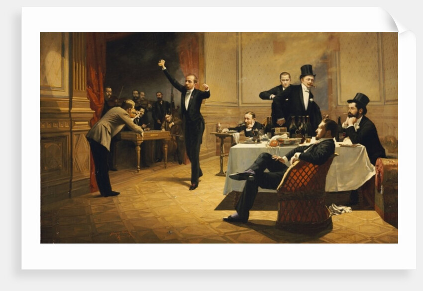 The Dinner Party, 1837 by Ferencz Paczka