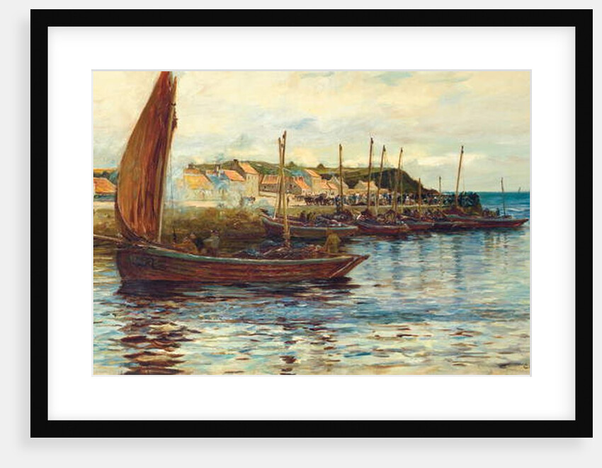 Shipping in the harbour of Oban, 1892 by Colin Hunter