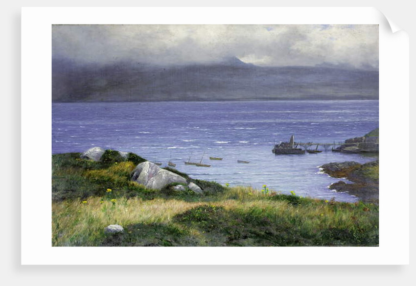 View from Lamlash, 1882 by Colin Hunter