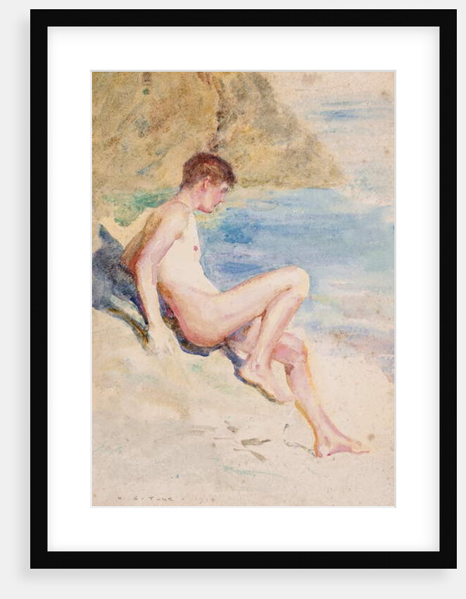 The bather, 1910 by Henry Scott Tuke