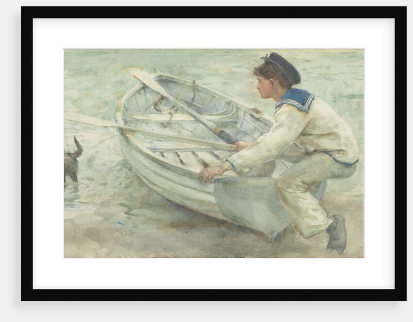 Preparing to launch, 1903 by Henry Scott Tuke