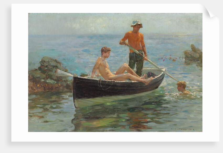 The orange jersey, 1913 by Henry Scott Tuke