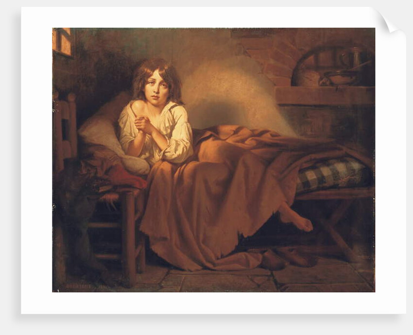 Dauphin Louis XVII in the Temple Prison, 1851 by Henri Decaisne