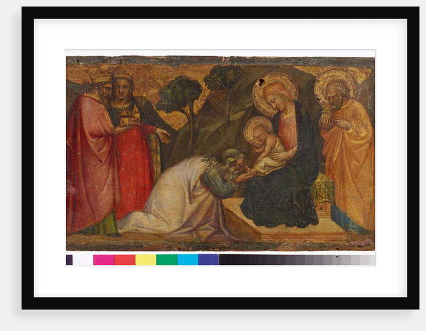 Adoration of the Magi by Aretino Luca Spinello or Spinelli