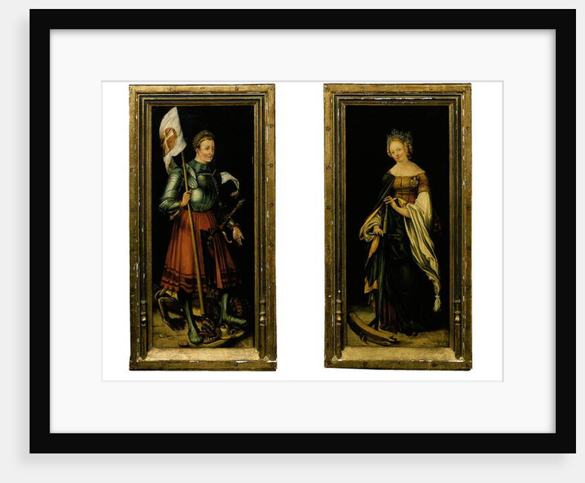 Saint George and Saint Catherine by Hans Suess Kulmbach
