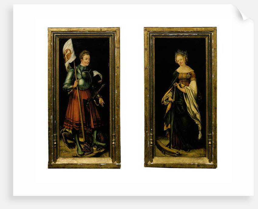 Saint George and Saint Catherine by Hans Suess Kulmbach