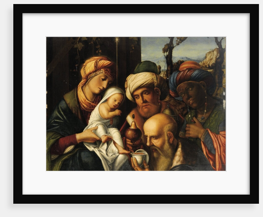 Adoration of the Magi by Francesco di Simone da (attr. to) Santacroce