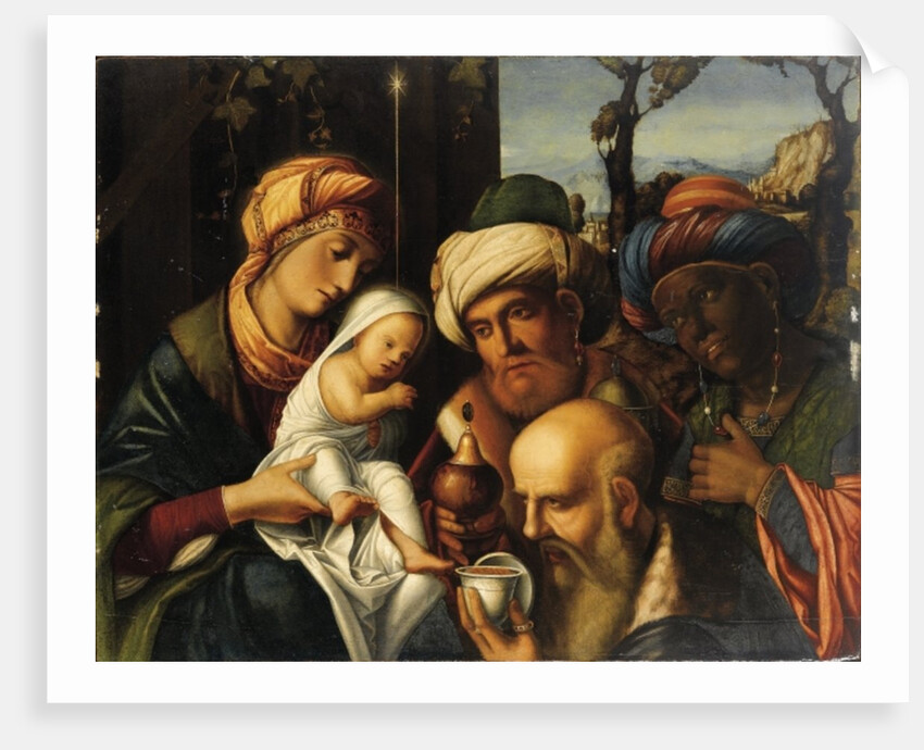 Adoration of the Magi by Francesco di Simone da (attr. to) Santacroce