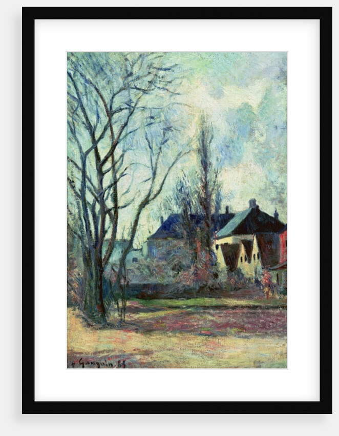 Winter Landscape at Copenhagen, 1885 by Paul Gauguin