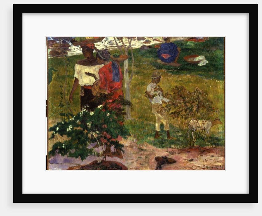 Topical Conversation, 1887 by Paul Gauguin