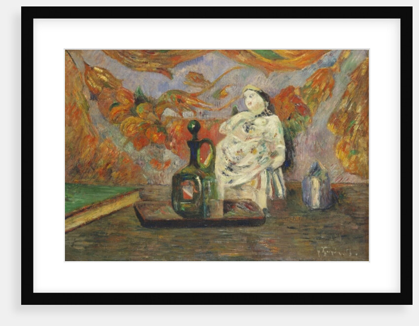 Still Life with a Ceramic Figurine by Paul Gauguin