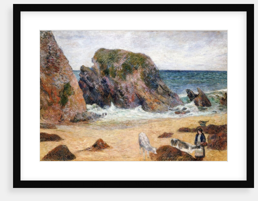 Cows on the Seashore, 1886 by Paul Gauguin