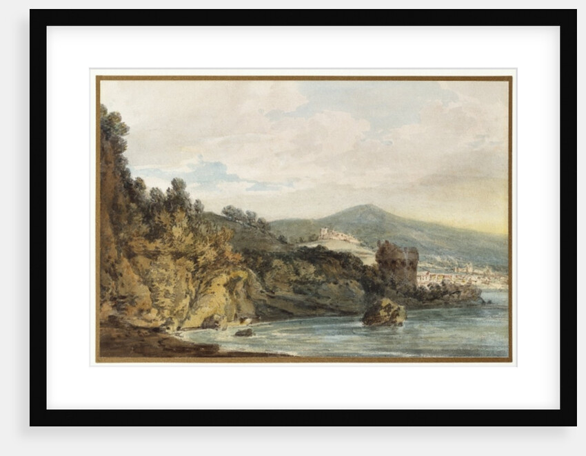 The Coast Under Vietri, Salerno in the Distance, the Castle Seen Above the Torre Crestarella by Joseph Mallord William Turner