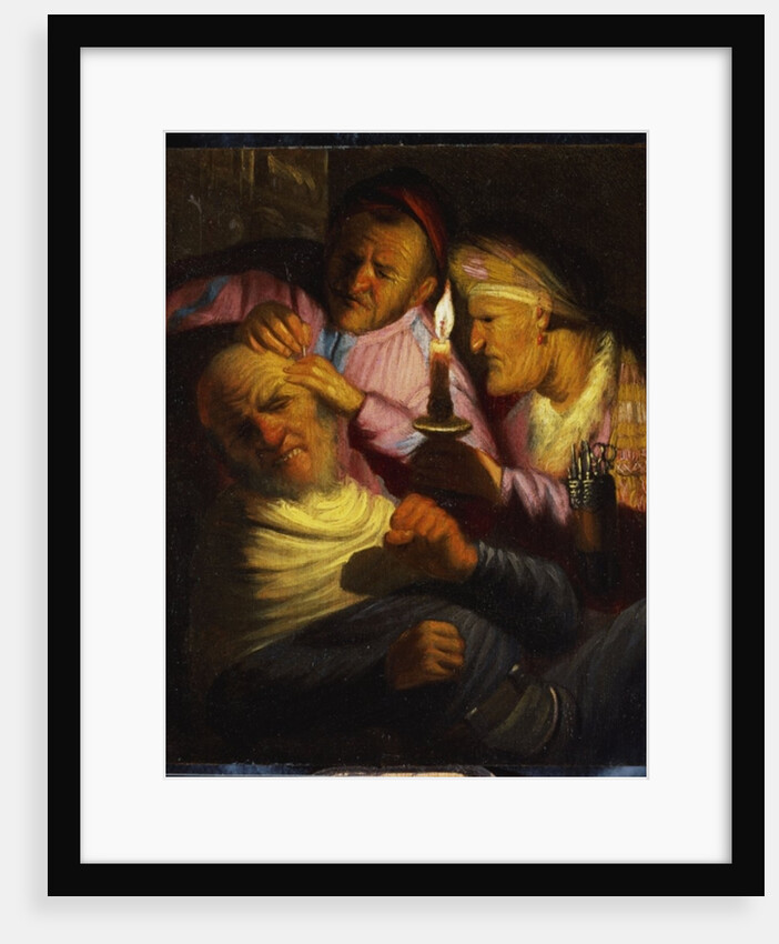 The Sense of Touch: The Stone Operation by Rembrandt Harmensz. van Rijn