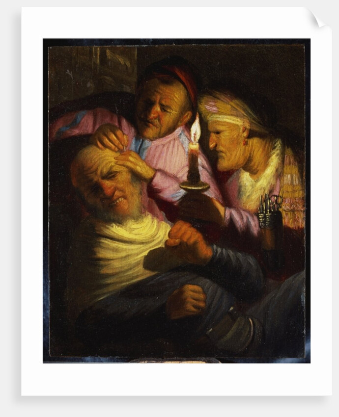 The Sense of Touch: The Stone Operation by Rembrandt Harmensz. van Rijn