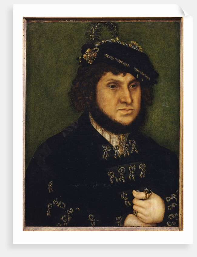 Portrait of Kurfurst Herzog Johann der Bestandige von Saschen by Lucas the Elder Cranach