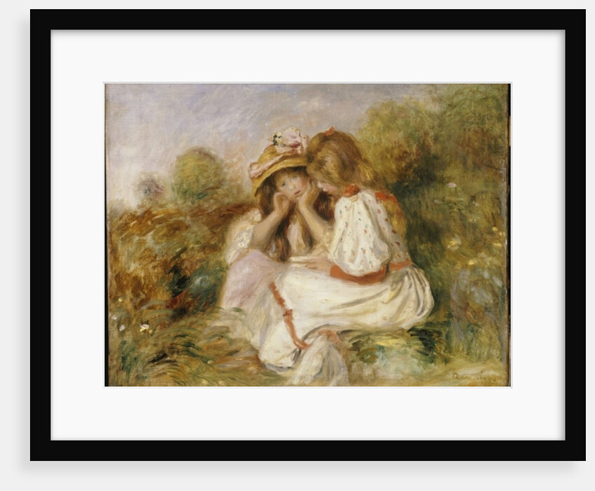 Two Girls, c.1890 by Pierre Auguste Renoir
