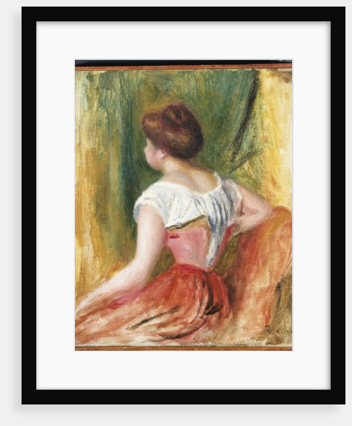 Seated Young Woman by Pierre Auguste Renoir