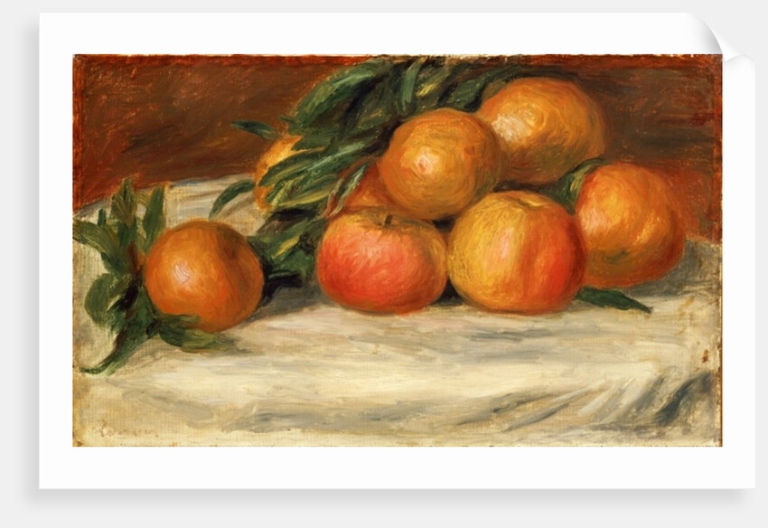Still life with apples and oranges, c.1901 by Pierre Auguste Renoir