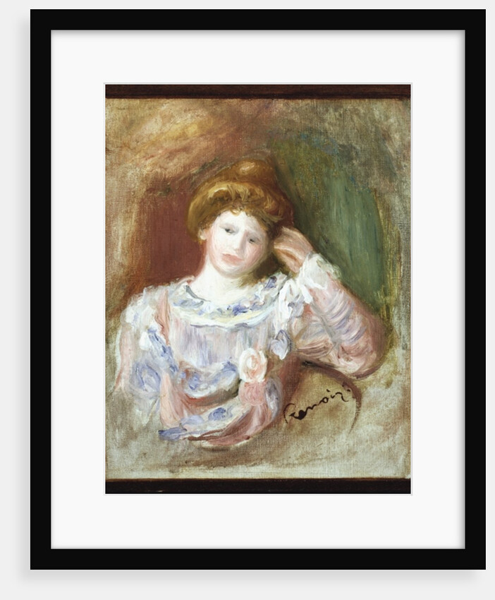 Bust of a woman, c.1907 by Pierre Auguste Renoir