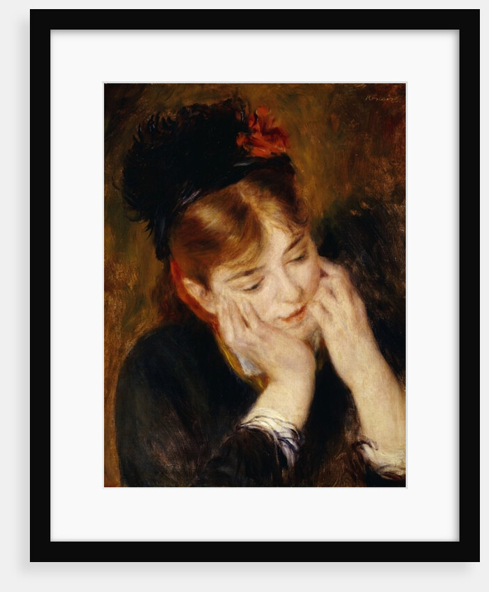 Contemplation, 1877 by Pierre Auguste Renoir