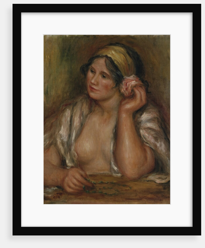 Gabrielle with Green Necklace, c.1905 by Pierre Auguste Renoir