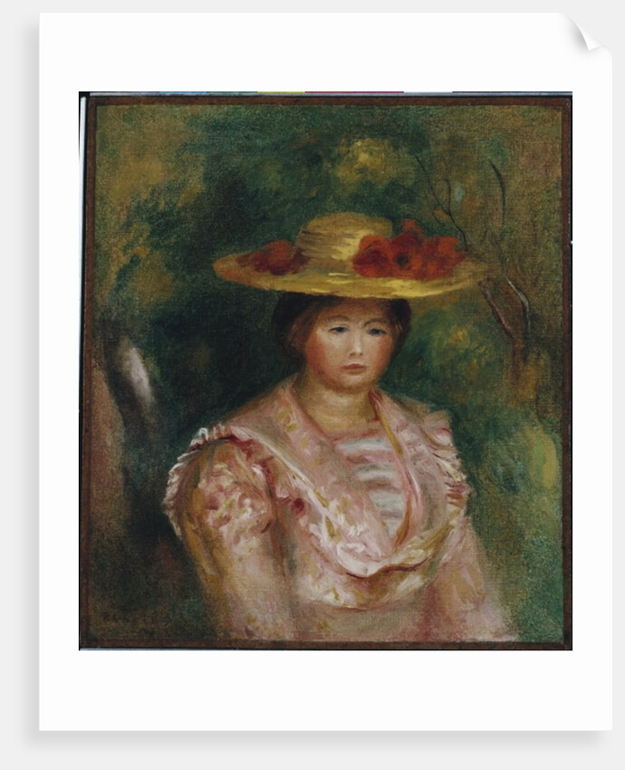 Bust of a Woman by Pierre Auguste Renoir