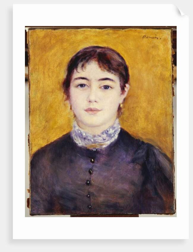 Young Woman in Blue, 1879 by Pierre Auguste Renoir