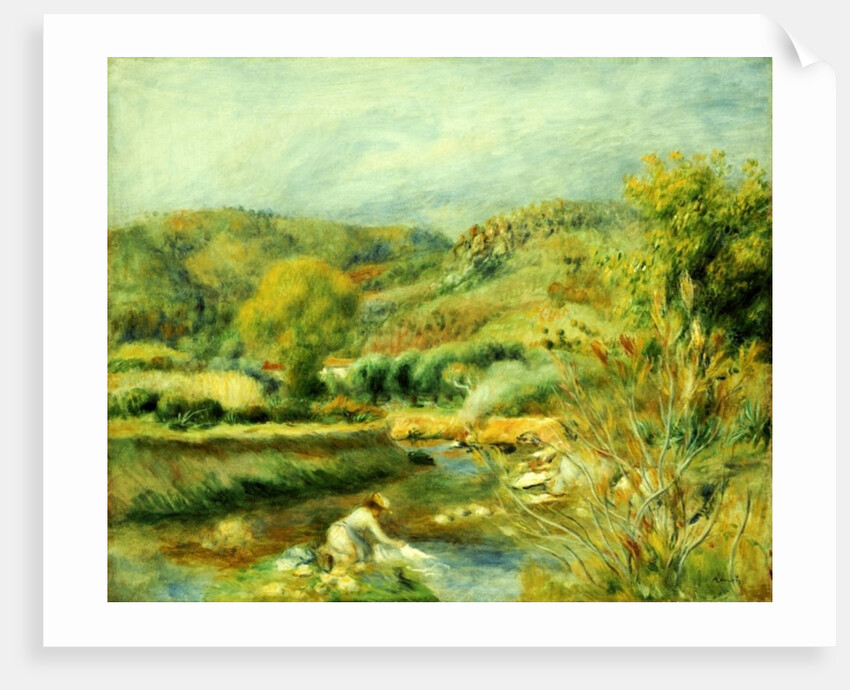 The Washerwoman, c.1891 by Pierre Auguste Renoir