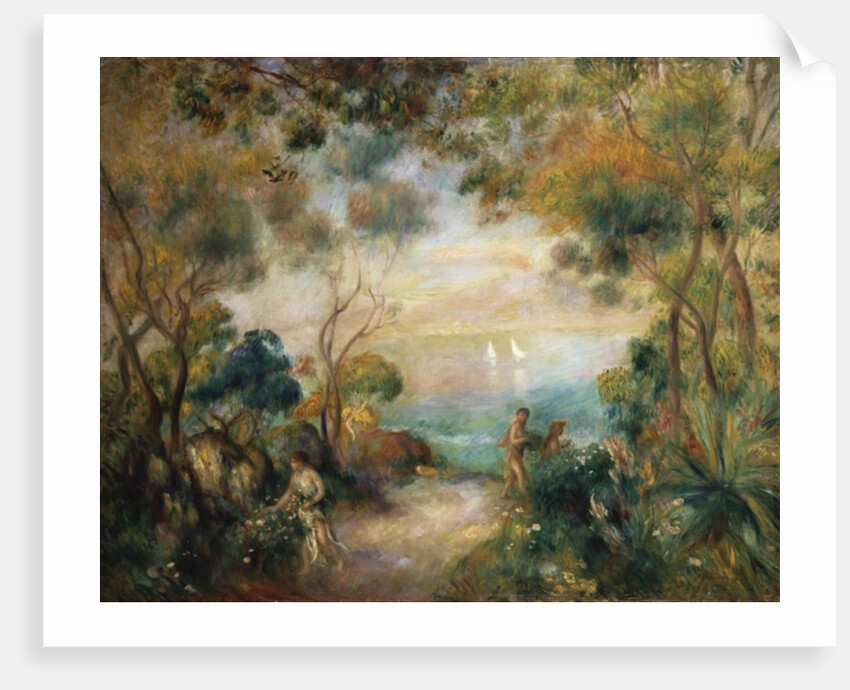 A Garden in Sorrento by Pierre Auguste Renoir