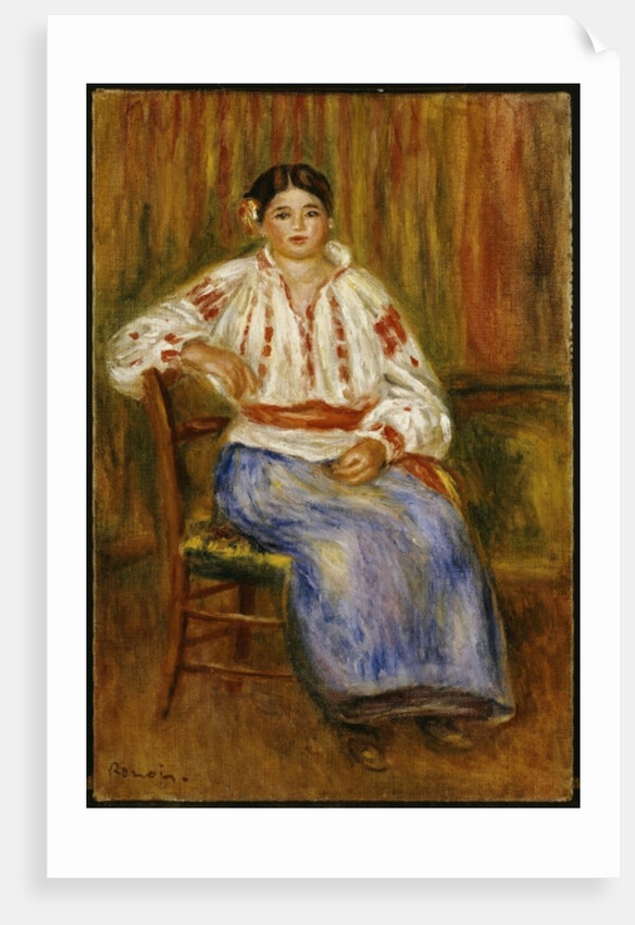 Young Romanian, 1914 by Pierre Auguste Renoir