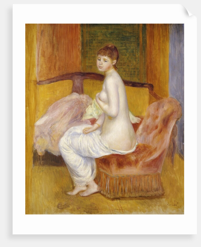 Seated Nude, Resting, 1885 by Pierre Auguste Renoir