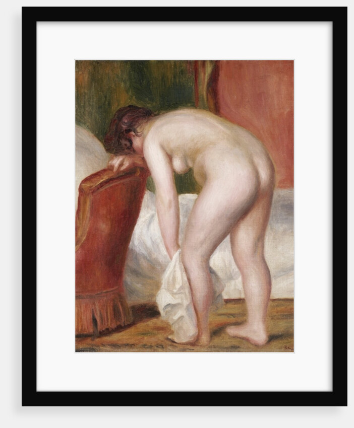 Female Nude Drying Herself, c.1909 by Pierre Auguste Renoir
