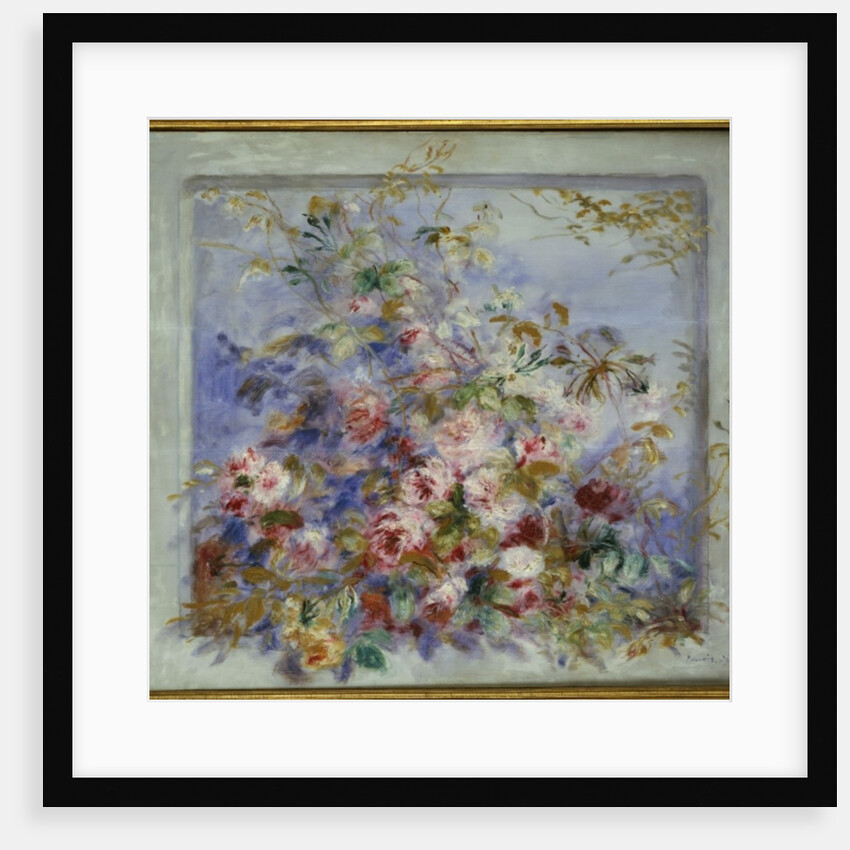 Roses in a Window, 1879 by Pierre Auguste Renoir