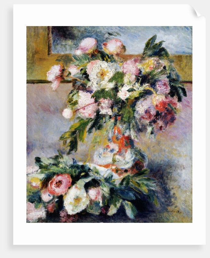 Peonies, 1878 by Pierre Auguste Renoir