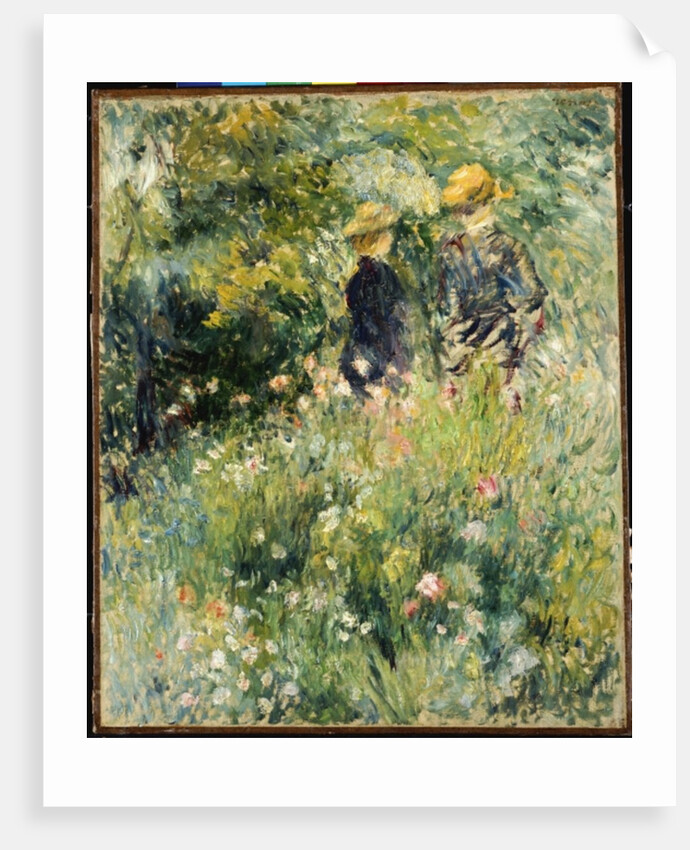 Conversation in a Rose Garden, 1876 by Pierre Auguste Renoir