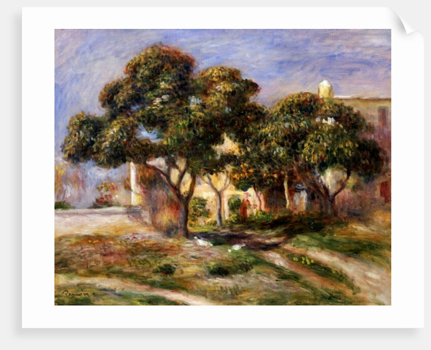 The Medlar Trees by Pierre Auguste Renoir