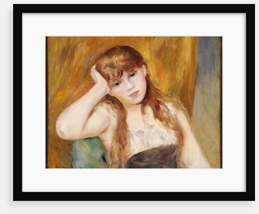 Young Blonde Girl, 1886 by Pierre Auguste Renoir