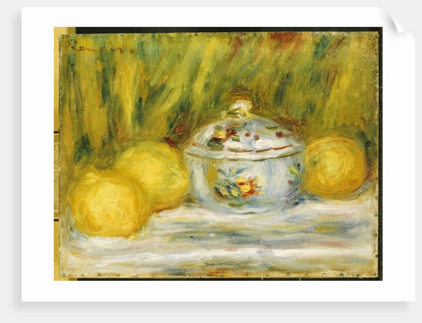 Sugar Bowl and Lemons, 1915 by Pierre Auguste Renoir