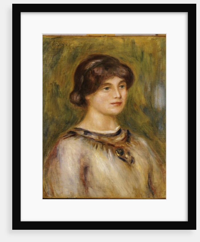 Portrait of Marie Lestringuez by Pierre Auguste Renoir
