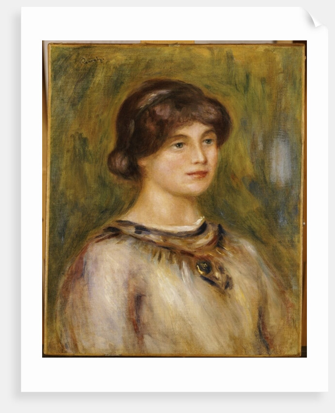 Portrait of Marie Lestringuez by Pierre Auguste Renoir