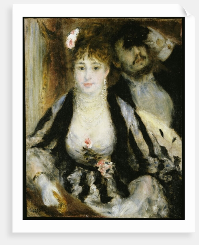 The Theatre Box, 1874 by Pierre Auguste Renoir