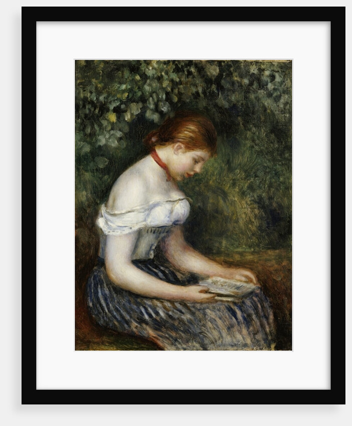 The Reader 1887 by Pierre Auguste Renoir