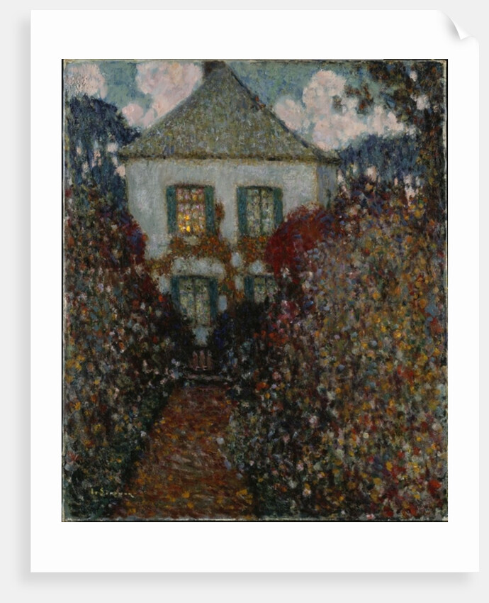 The House of Jean-Jacques Rousseau, Chambray by Henri Eugene Augustin Le Sidaner