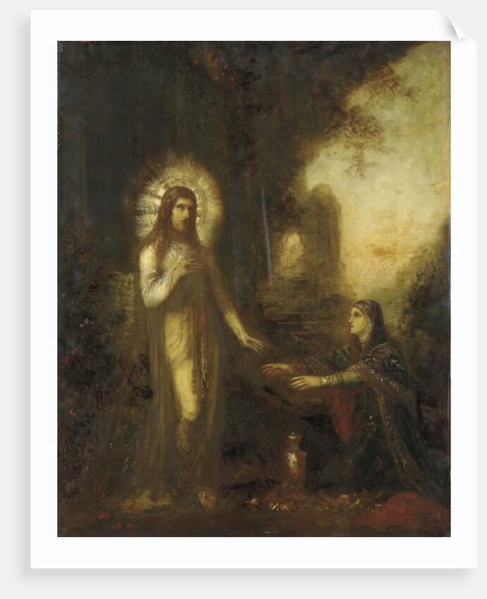 Christ and Mary Magdalene c.1889 by Gustave Moreau