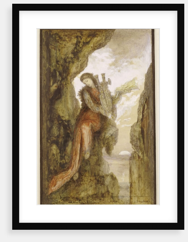 Sappho on the Cliff by Gustave Moreau